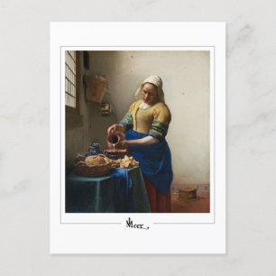 Cartão Postal Johannes Vermeer #2 - Belas Artes