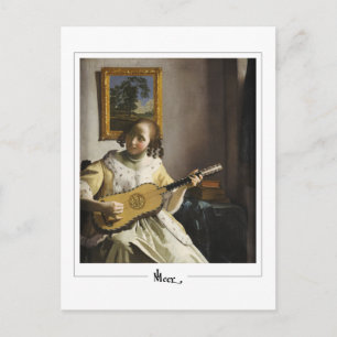Cartão Postal Johannes Vermeer #30 - Arte Refinada