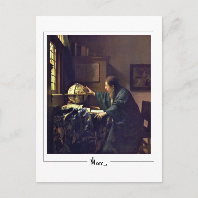 Cartão Postal Johannes Vermeer #36 - Belas Artes (Frente)