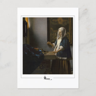 Cartão Postal Johannes Vermeer #37 - Belas Artes