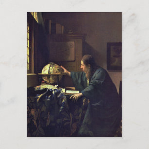 Cartão Postal Johannes Vermeer - A Pintura Do Astrônomo