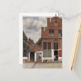 Cartão Postal Johannes Vermeer, Visão Das Casas Em Delft