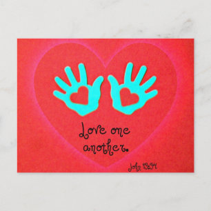 Cartão Postal John 13:34