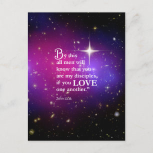Cartão Postal John 13:35