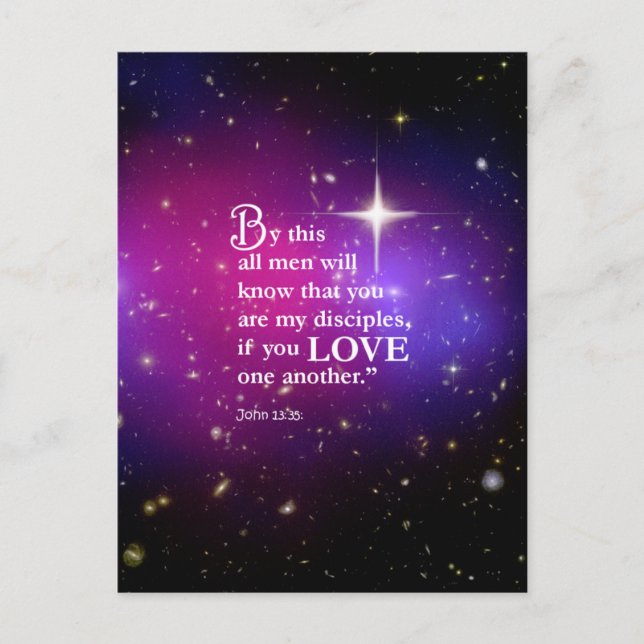 Cartão Postal John 13:35 (Frente)