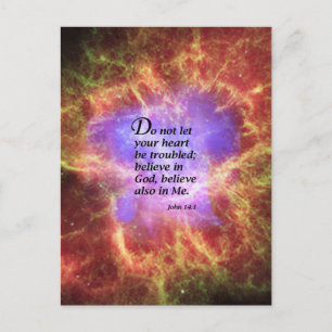 Cartão Postal John 14:1
