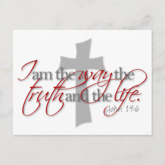 Cartão Postal John 14:6