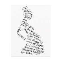 Cartão postal John 16:21