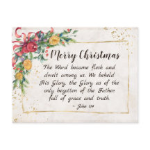 John 1:14 A palavra tornou-se Carne, Natal