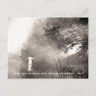 Cartão postal JOHN 1:5