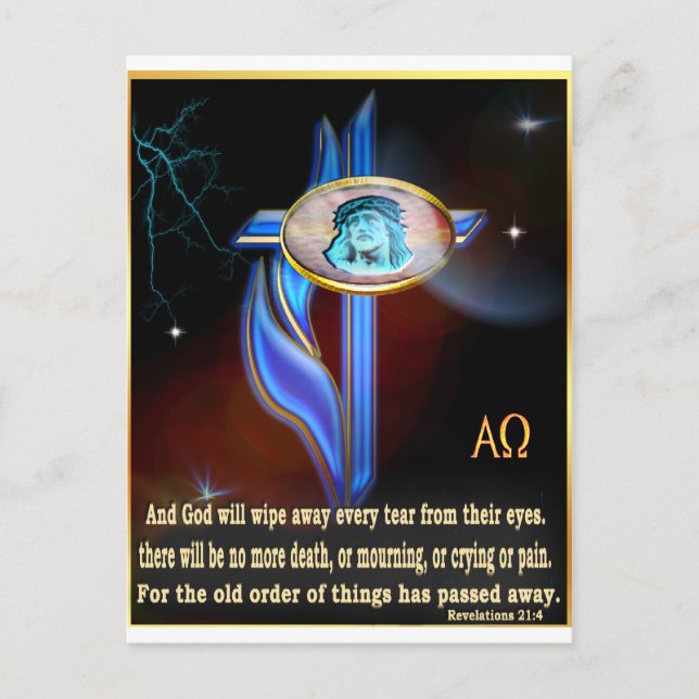 Cartão Postal John 3:16 (Frente)