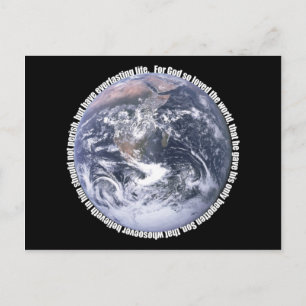 Cartão Postal John 3:16