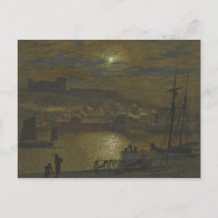 Cartão Postal John Atkinson Grimshaw - Whitby do Scotch Head