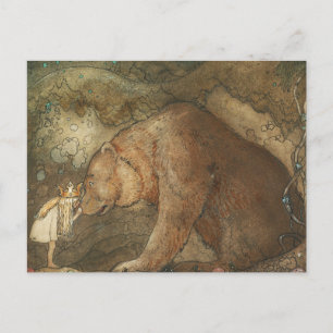 Cartão Postal John Bauer - Pobre Basse Pequeno