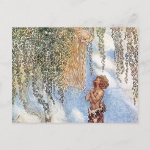 Cartão Postal John Bauer Princess Em Um Cartão-Postal