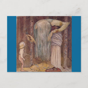 Cartão Postal John Bauer TROLL HERB