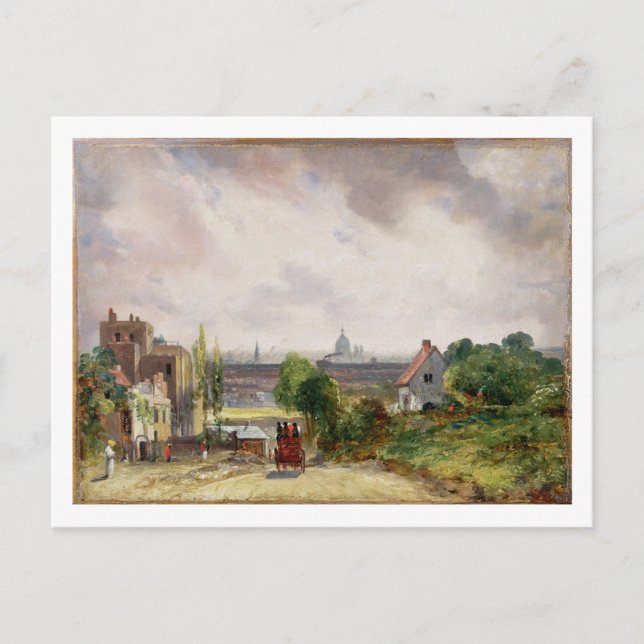 Cartão Postal John Constable | Algodão de Sir Richard Steele, Ha (Frente)