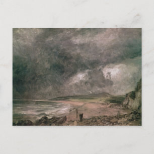 Cartão Postal John Constable   Baía de Weymouth com aproximaç
