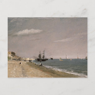 Cartão Postal John Constable Brighton Beach com colliers, 182