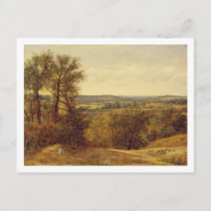 Cartão Postal John Constable   Dedham Vale, c.1802 (óleo sobre 