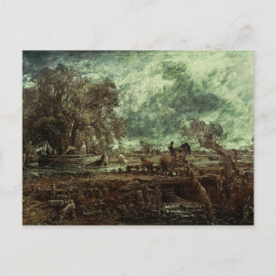 Cartão Postal John Constable   Estudo para o Cavalo Pulverizante