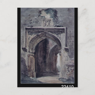 Cartão Postal John Constable Igreja de Bergholt Oriental