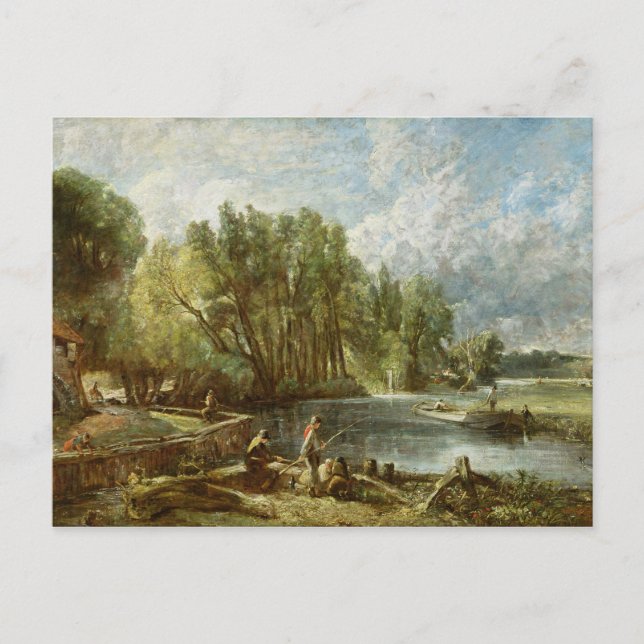 Cartão Postal John Constable | Jovens Waltonianos - Stratford (Frente)