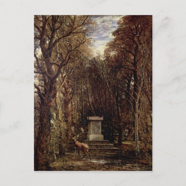 Cartão Postal John Constable | O Cenotaph à memória de Reynold (Frente)