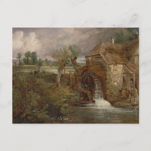 Cartão Postal John Constable - Parham Mill, Gillingham (Frente)