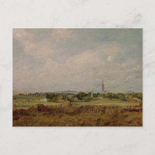 Cartão Postal John Constable   Vista de Salisbury