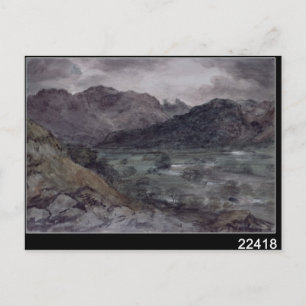 Cartão Postal John Constable   Vista em Borrowdale