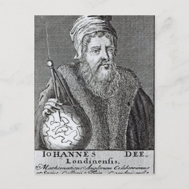Cartão Postal John Dee a Londoner (Frente)