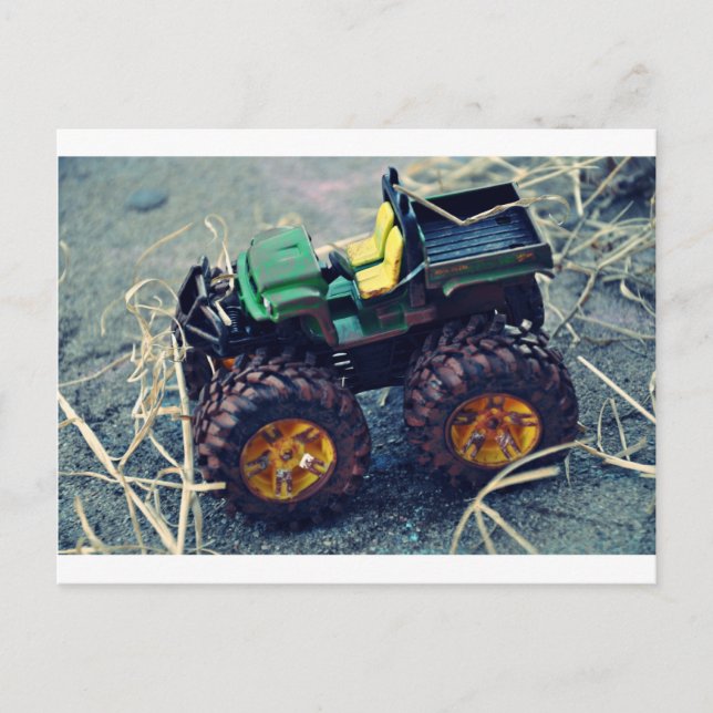 Cartão Postal John Deer Toy da Criança (Frente)