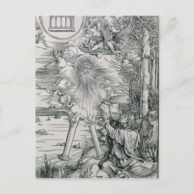 Cartão Postal John Devorando o Livro (Frente)