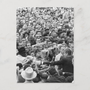 Cartão Postal John F Kennedy JFK Fort Worth Rally '63