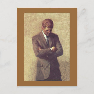 Cartão Postal John_F_Kennedy_Oficial_Retrato