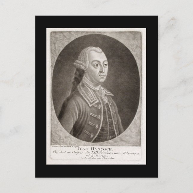 Cartão Postal John Hancock (Frente)