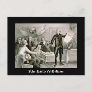 Cartão Postal John Hancock's Defiance