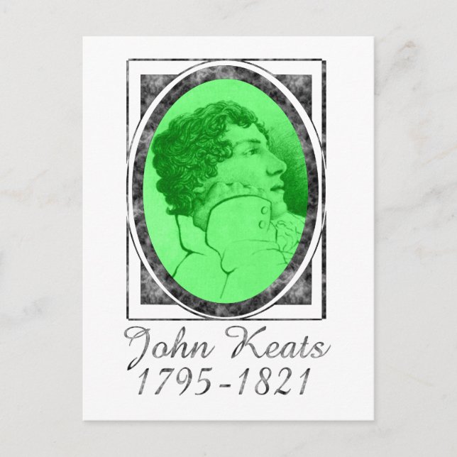 Cartão Postal John Keats (Frente)