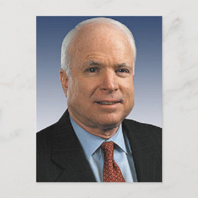 Cartão Postal John McCain (Frente)