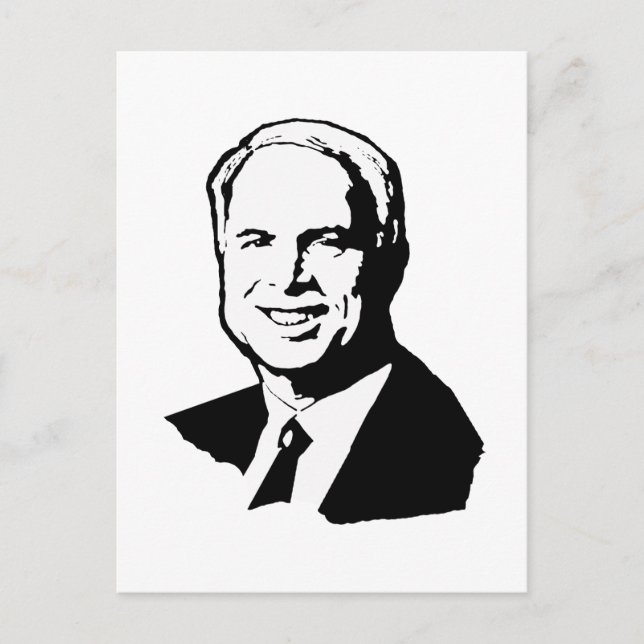 Cartão Postal John McCain Gear (Frente)