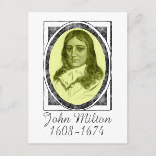 Cartão Postal John Milton