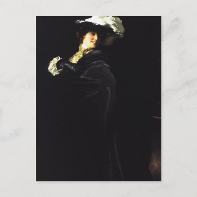 Cartão Postal John Sargent - A Vele Gonfie (Frente)