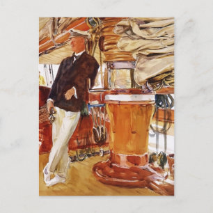 Cartão Postal John Sargent- Capitão Herbert M. Sears