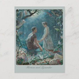 Cartão Postal John Simmons Hermia e Lysander MidSummer CC0749