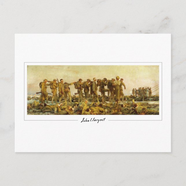 Cartão Postal John Singer Sargent #15-2 - Belas Artes (Frente)