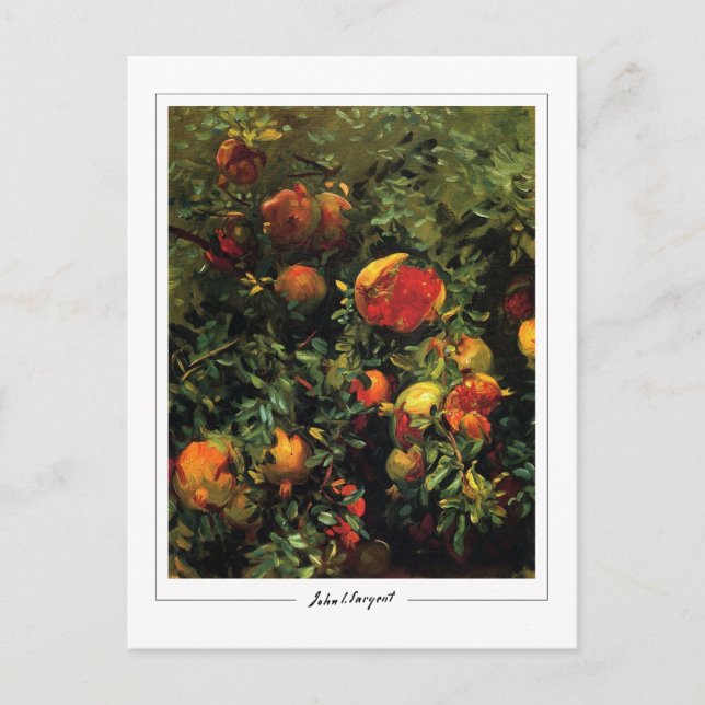 Cartão Postal John Singer Sargent #186-2 - Belas Artes (Frente)