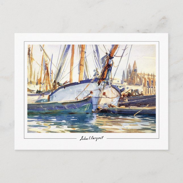 Cartão Postal John Singer Sargent #204 - Belas Artes (Frente)