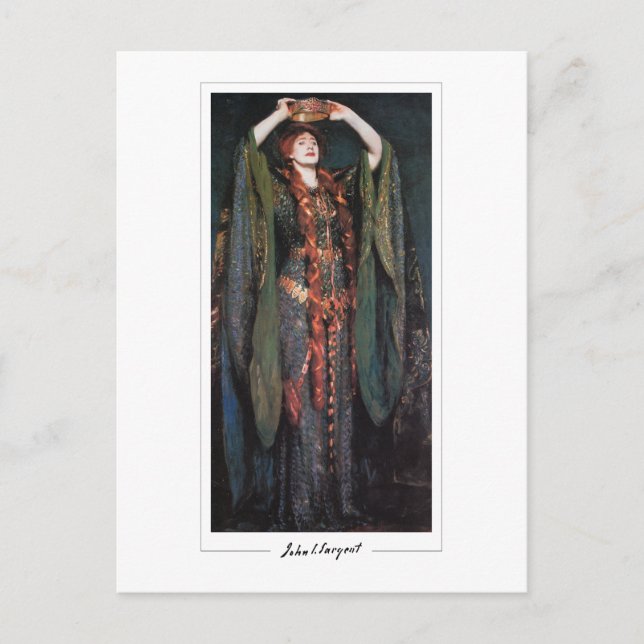 Cartão Postal John Singer Sargent #253 - Belas Artes (Frente)