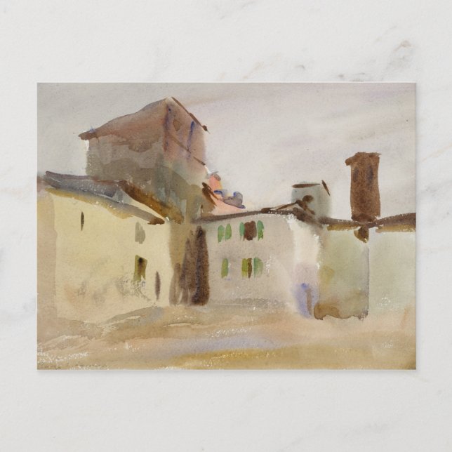 Cartão Postal John Singer Sargent - Borgo San Lorenzo (Frente)